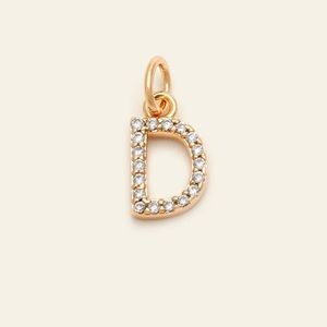 NEW Melanie Auld Adorned D Pave Initial